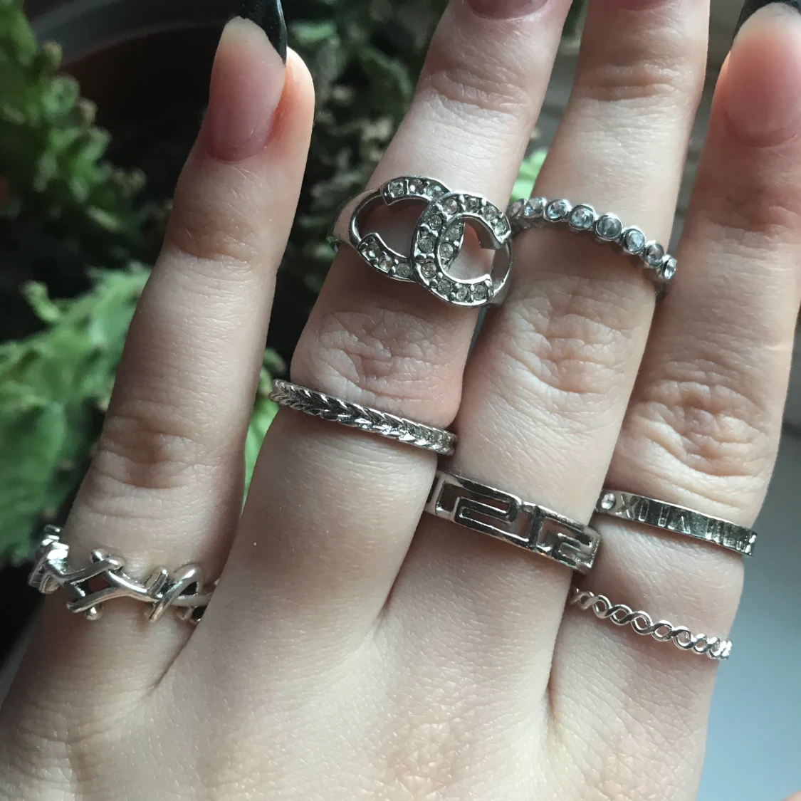 massa fina silverringar👩‍❤️‍💋‍👩🤝 - 90