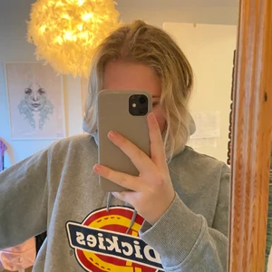 Dickies hoodie  - Grå dickies hoodie, använd få gånger, fint tryck