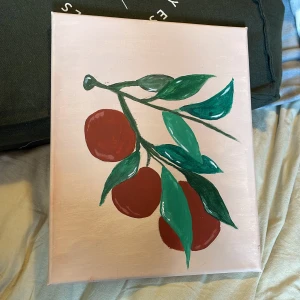 Tavla av frukt  - Hemmagjord tavla som visar frukt!