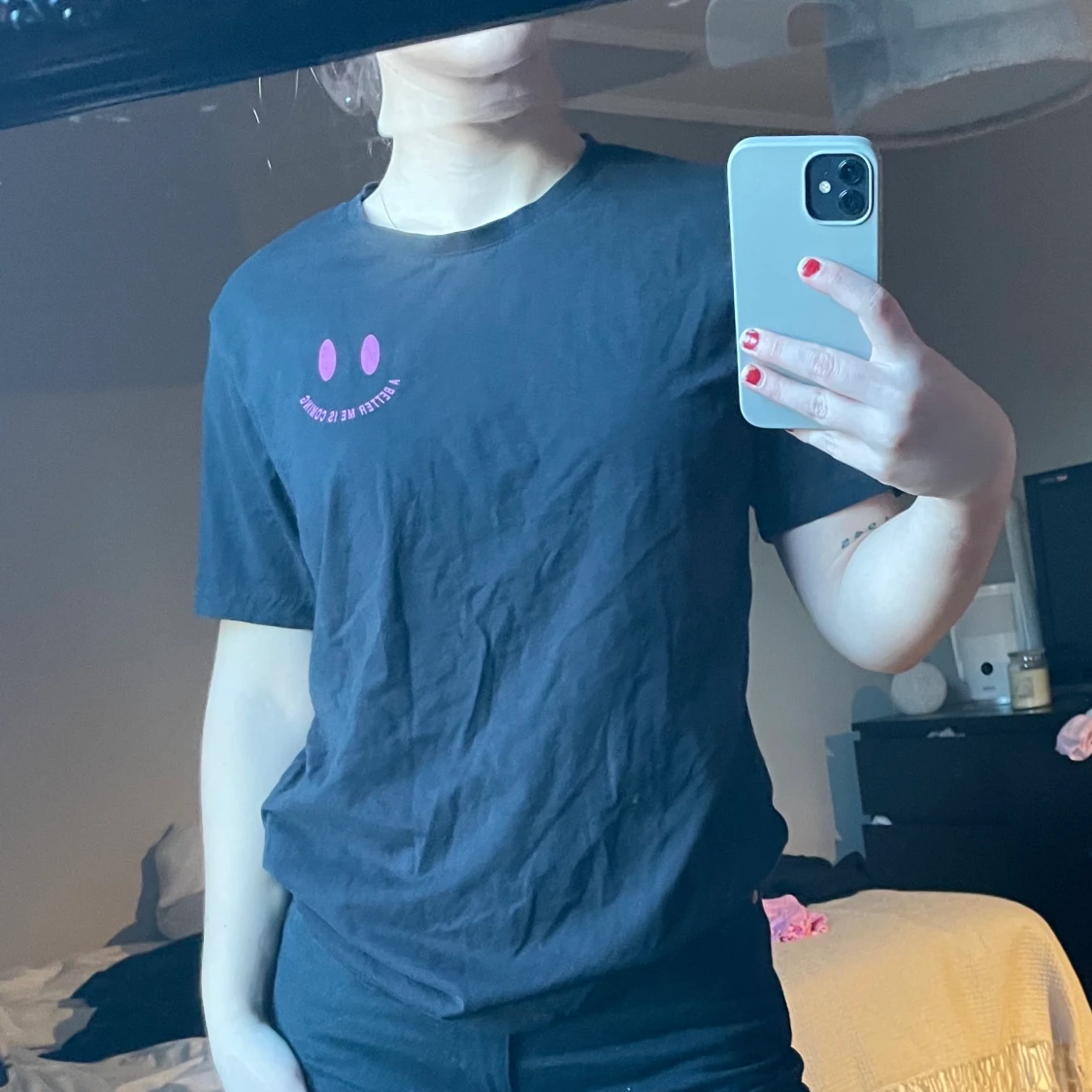 T-shirt med tryck - 90