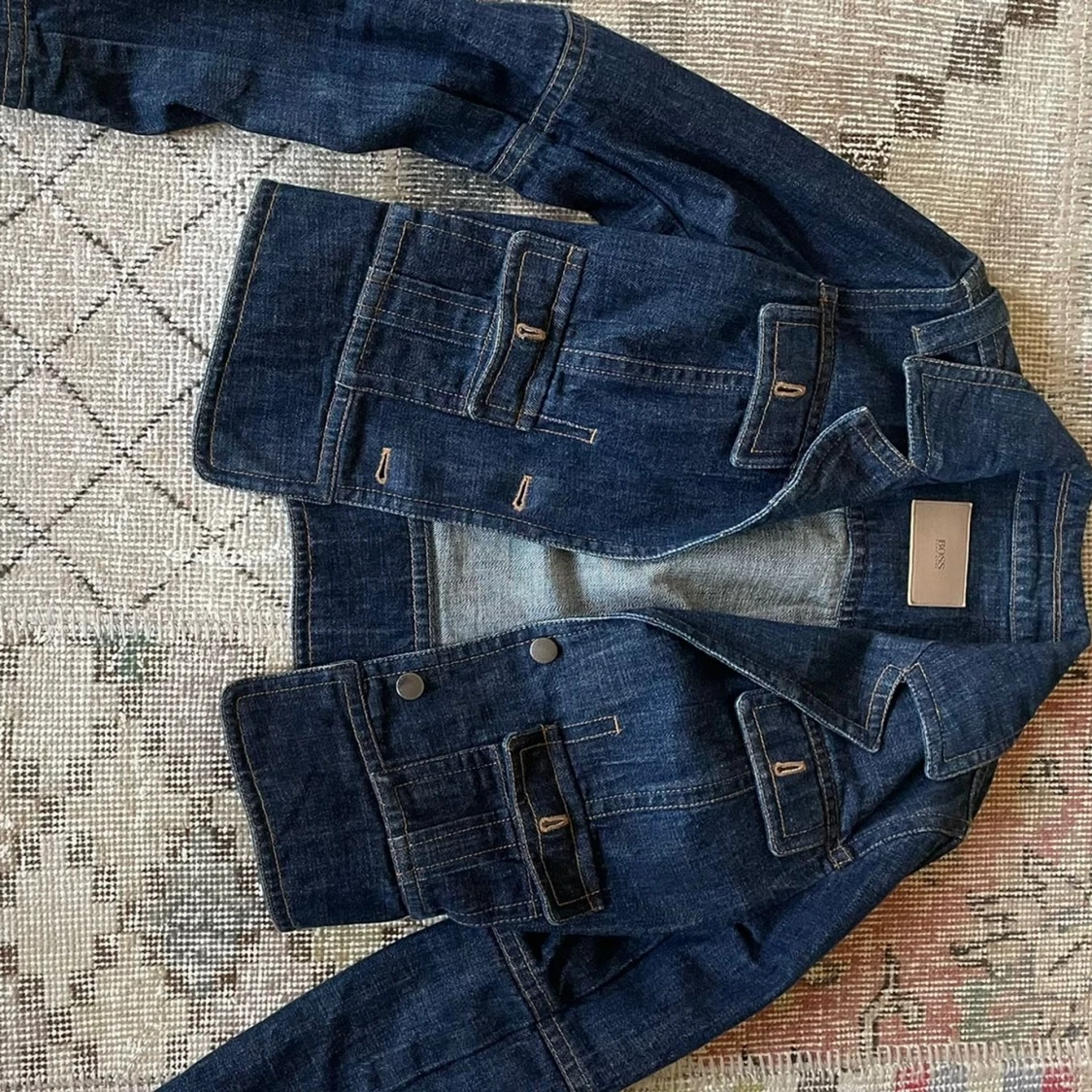 Boss Hugo Boss jeans jacka stl small - 90