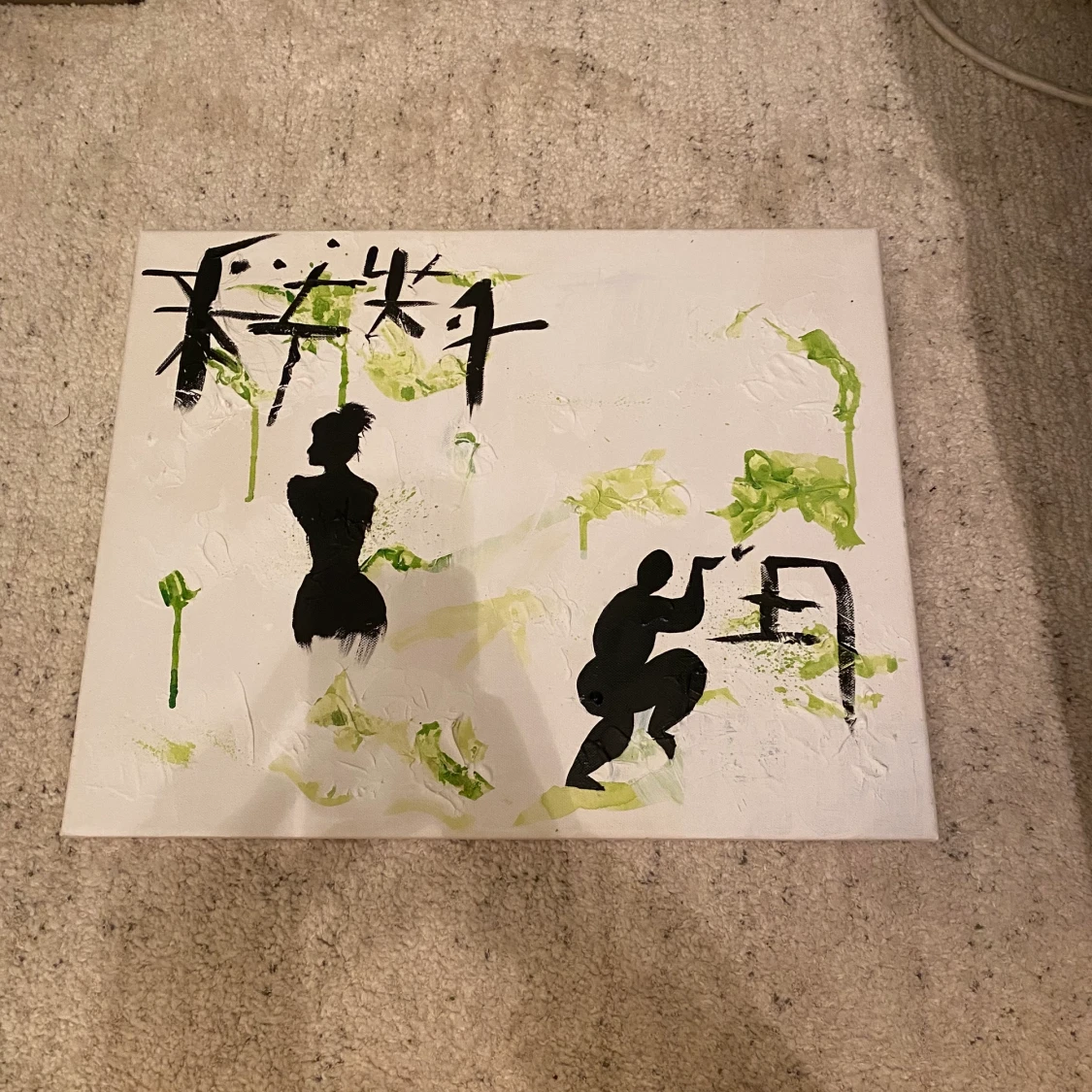 Handmålad tavla  - 90