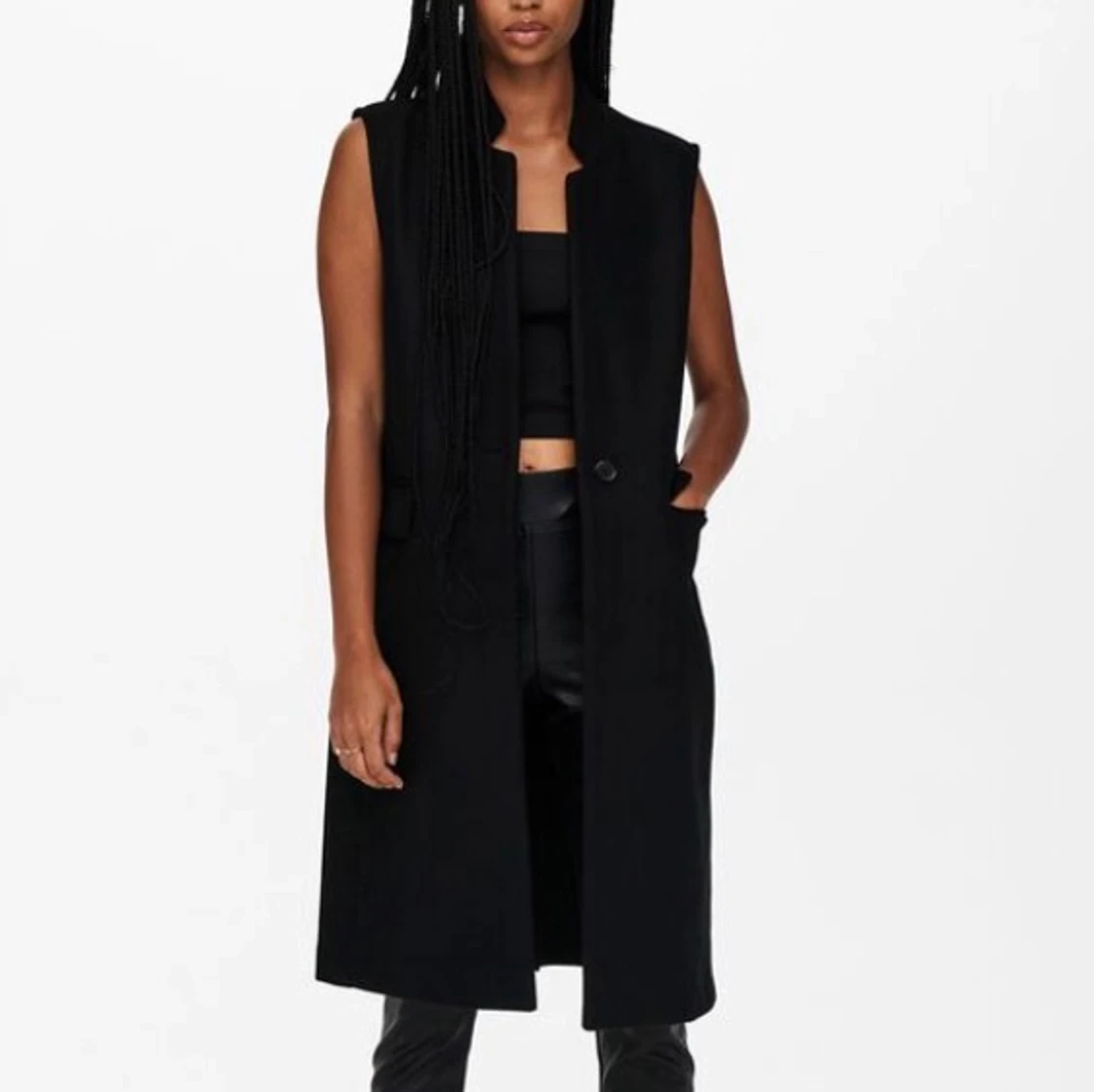 Long waistcoat från Only