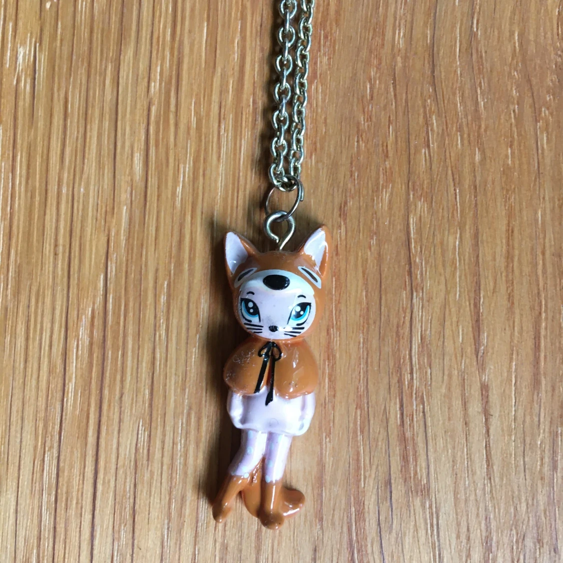 Gullig Rävperson halsband - 90