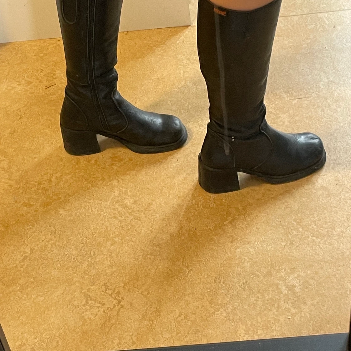 Vintage stövlar i äkta läder - 91