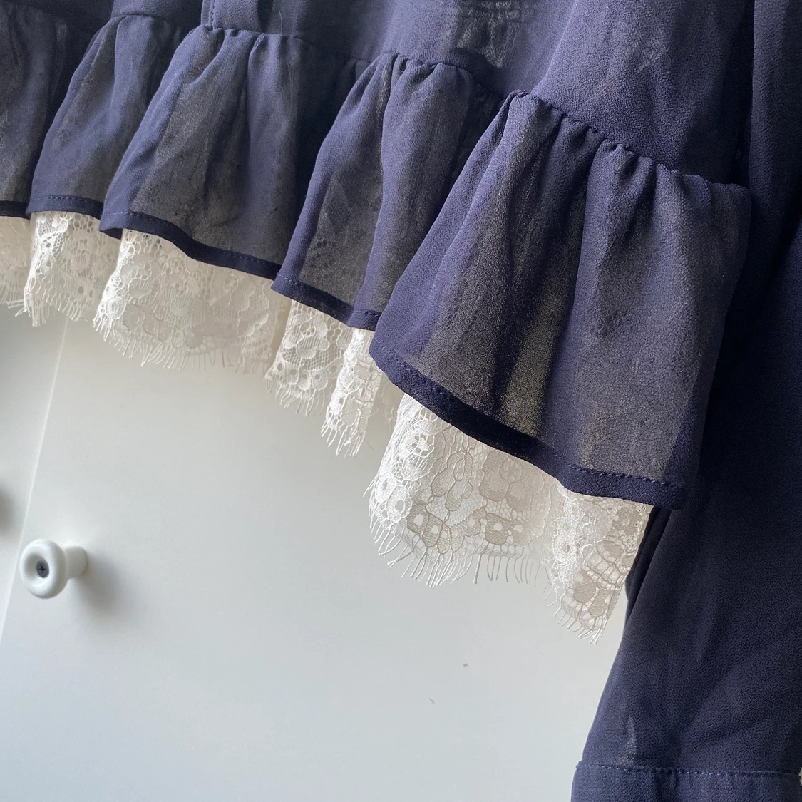 Mörkblå blus H&M strl 38 - 91