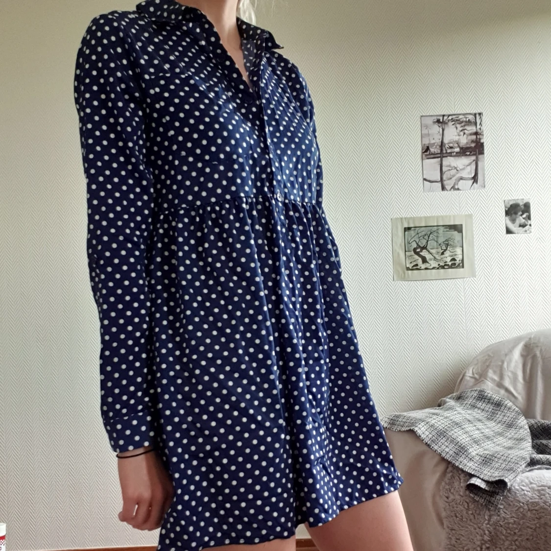 Polkadot Klänning Bohoo