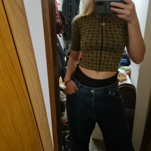 Brun/svart rutig topp - Helt ny