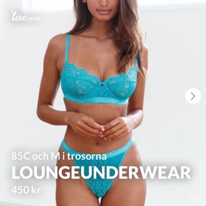 Loungeunderwear  - Trosor och bh ifrån loungeunderwear. Bh använd ett fåtal gånger.  Nypris på hemsidan är 650kr Köparen står för frakten.