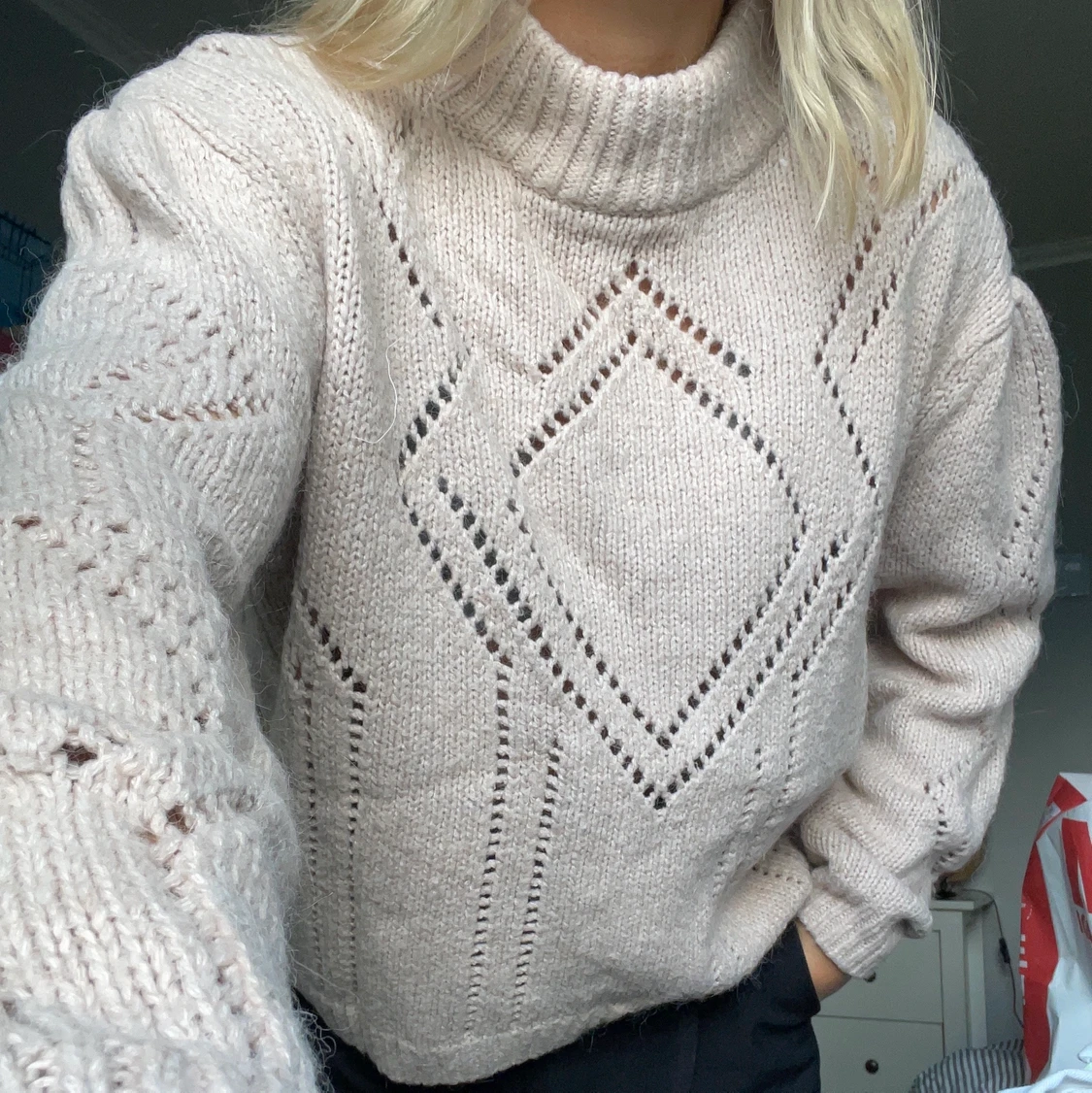Stickad tröja - 90