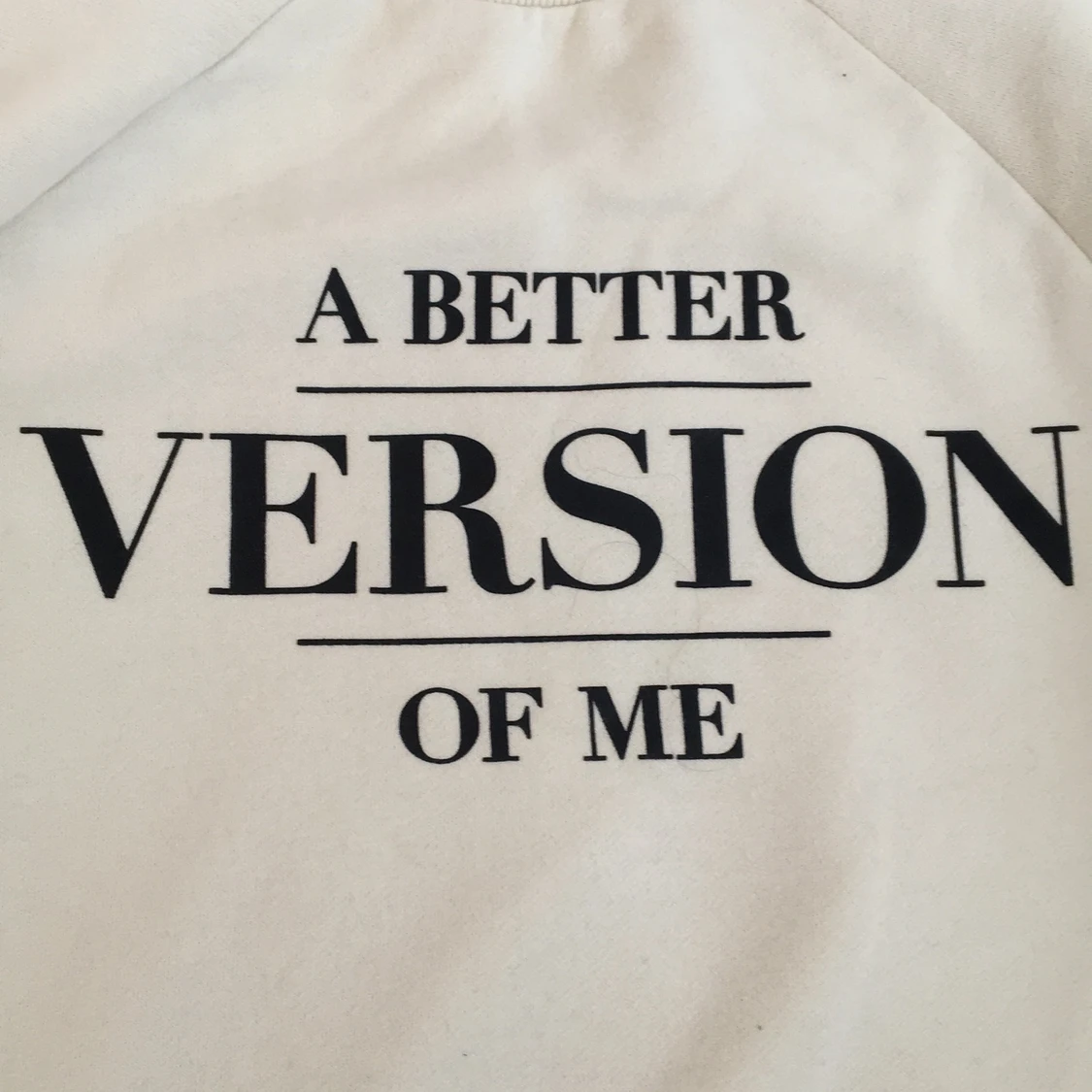 Ljusbeige långärmad  - 90