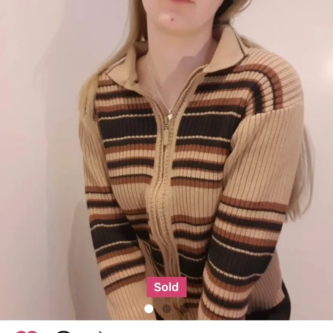 Cool retro tjocktröja