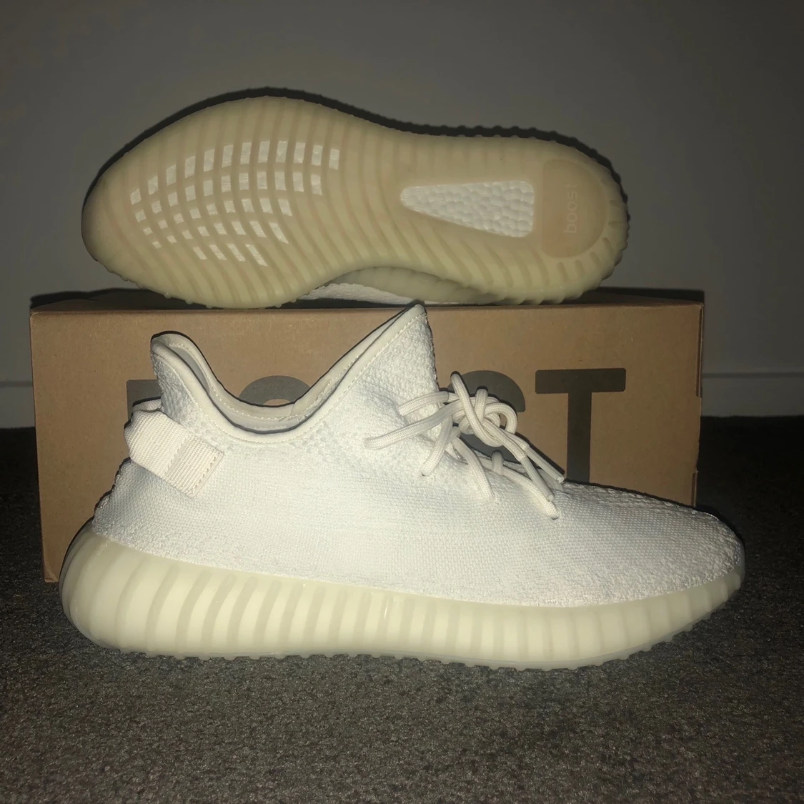 Yeezy triple white storlek 41