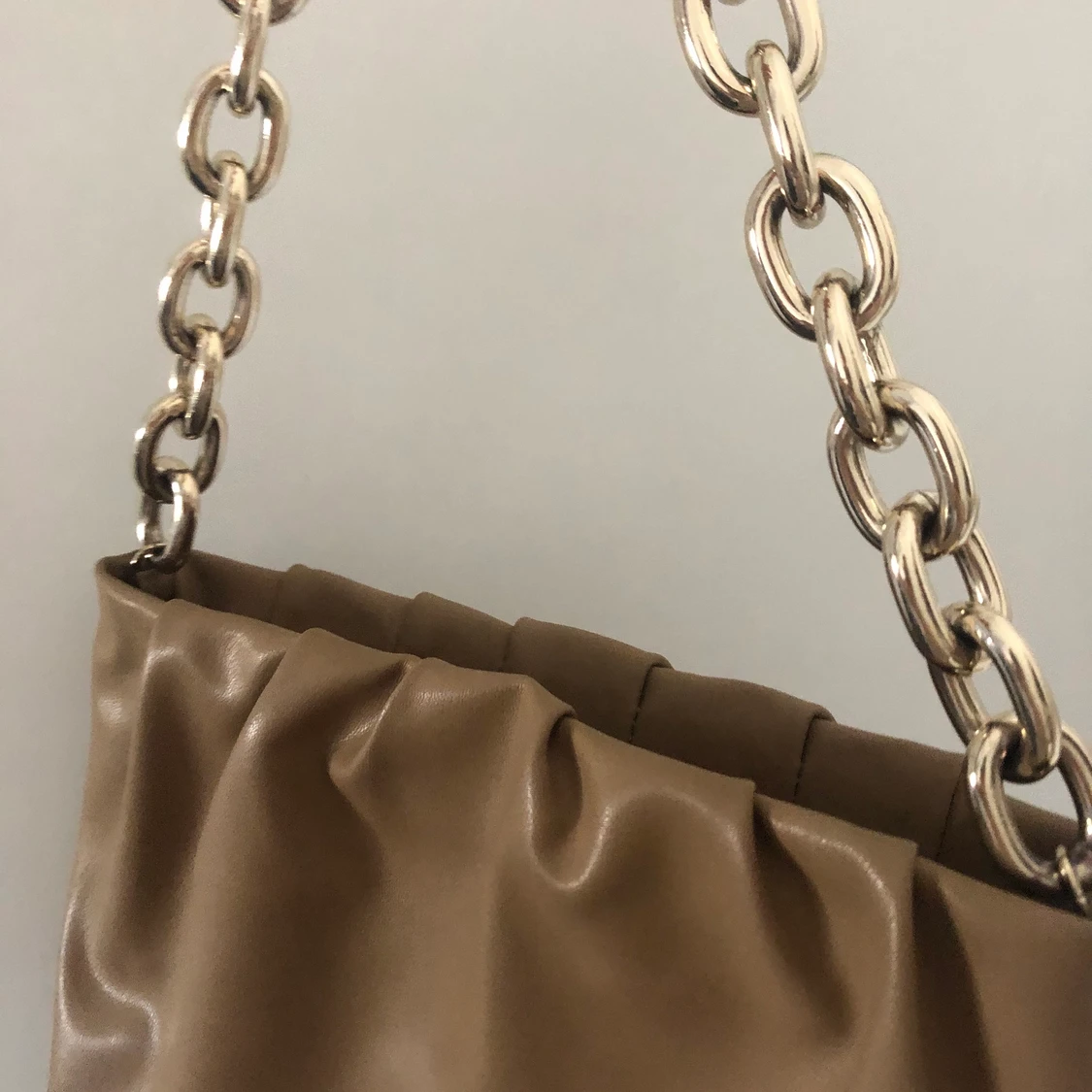 Beige brun väska - 90