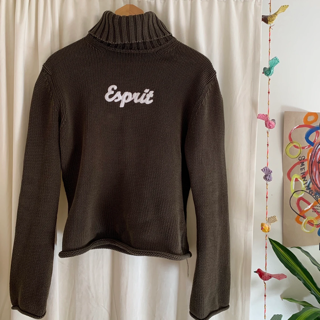 Mörkgrön polotröja 