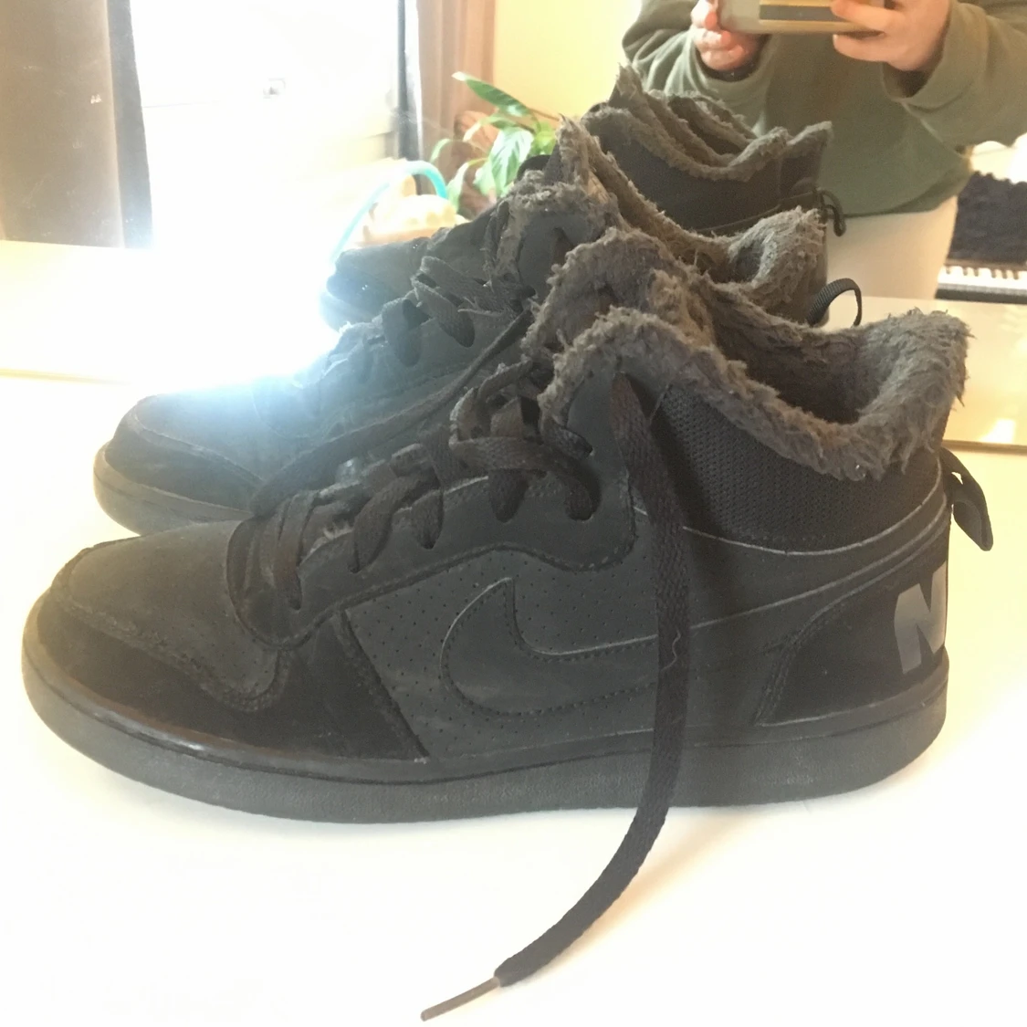 Svarta Snygga Nike Skor