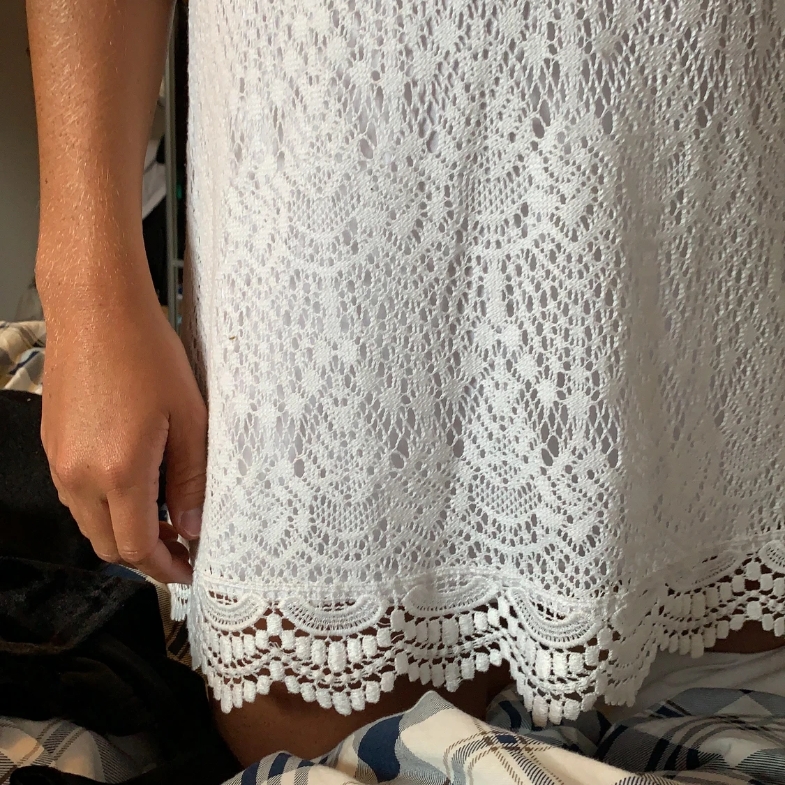 Fin vit klänning  - 90