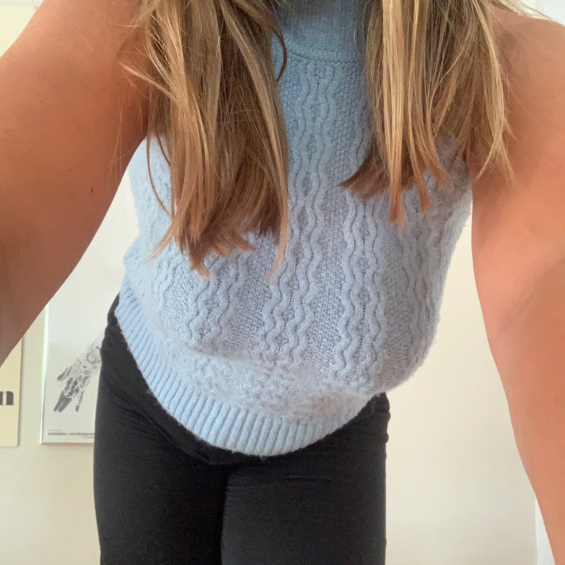 Stickad topp!!!  - 90