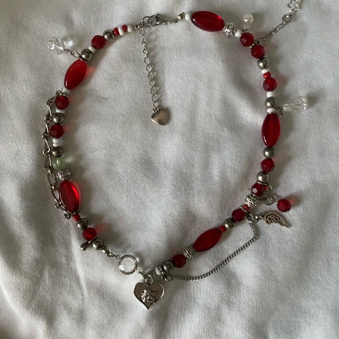 Handgjort unikt halsband  - 91