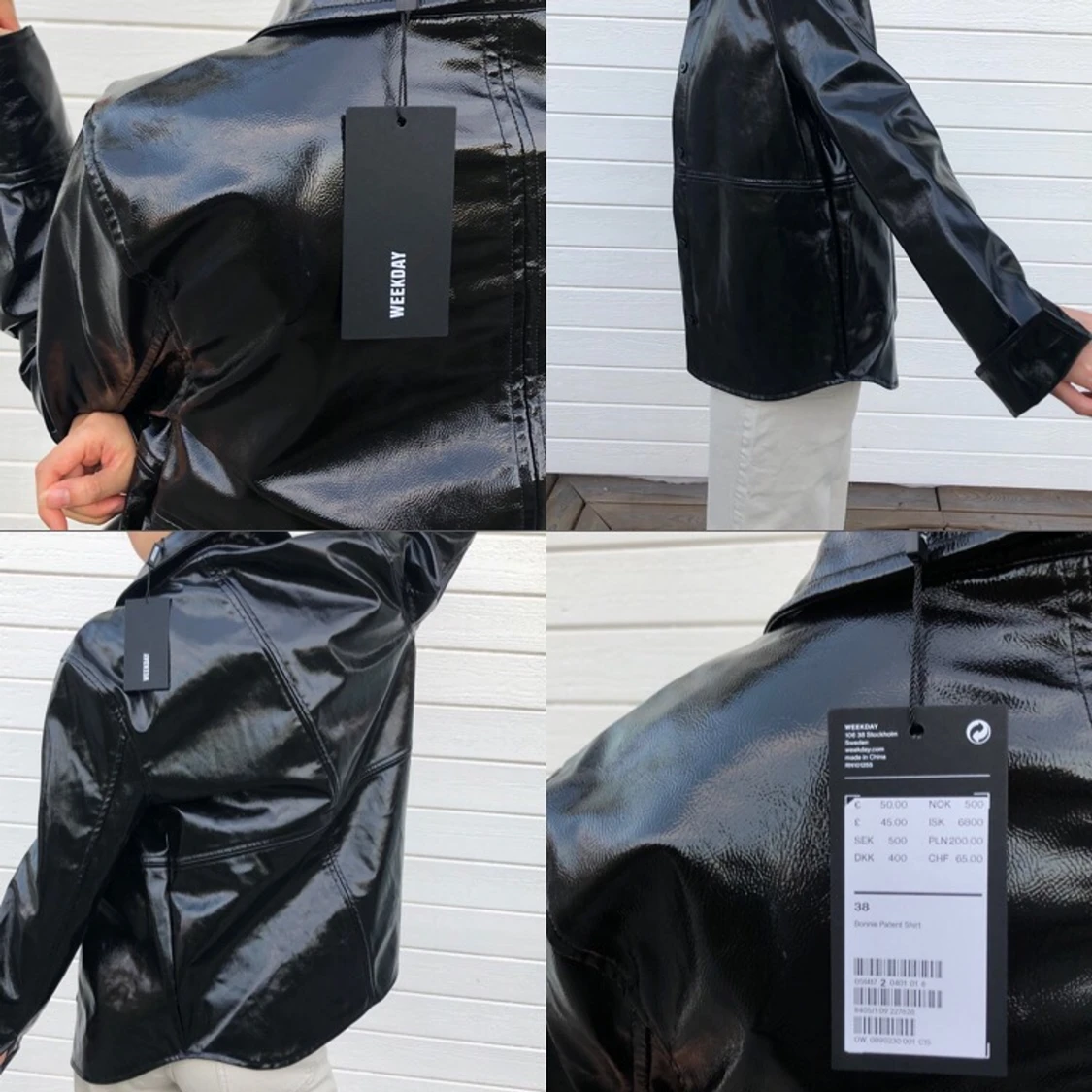 NY Weekday PU läderjacka - m - 91