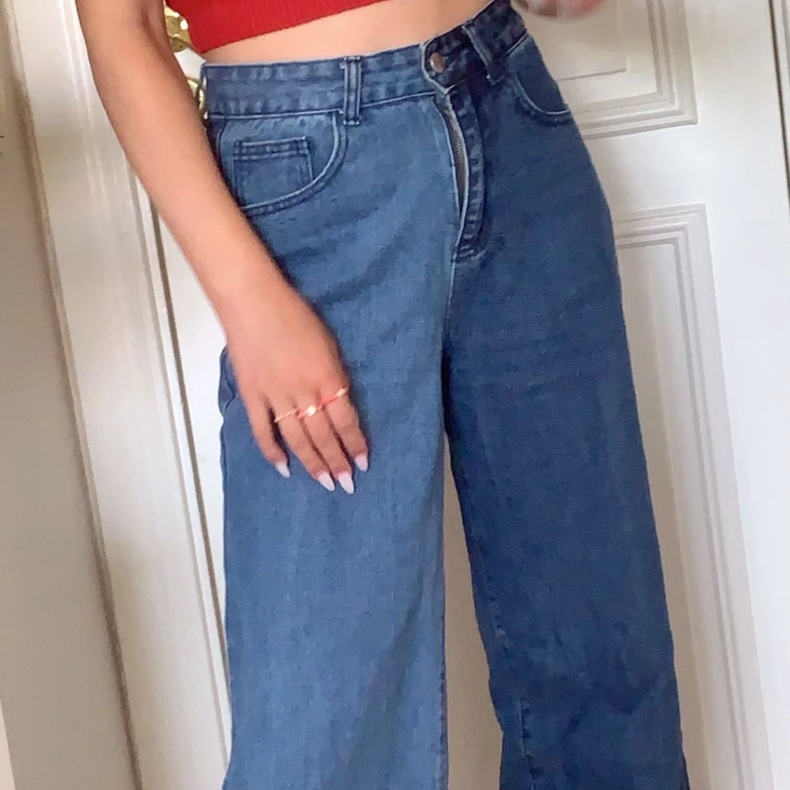 Split jeans