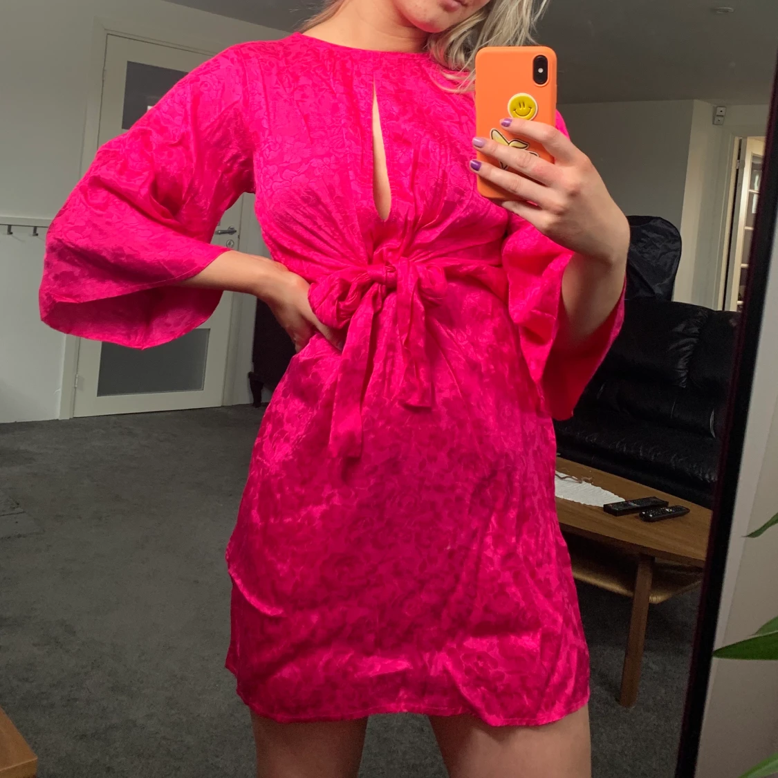 Rosa sommarklänning - 90