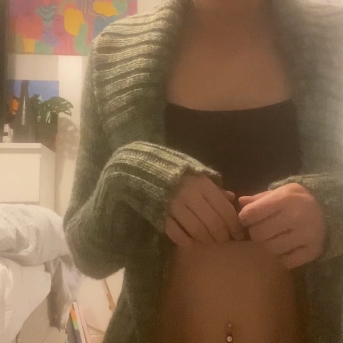 stickad tröja  - 91