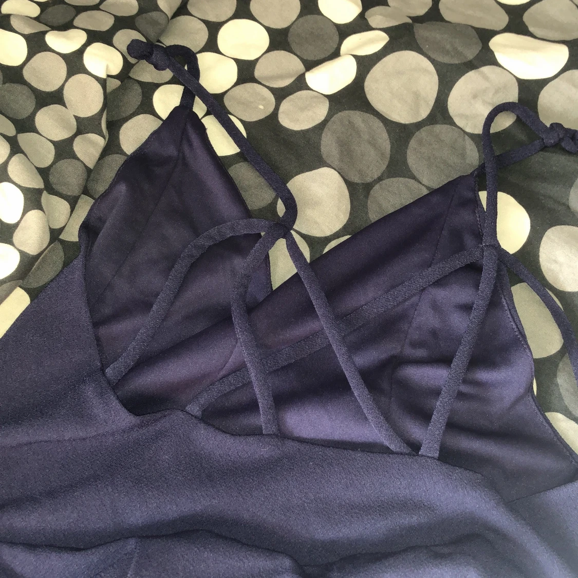 Mörkblå jumpsuit - 90