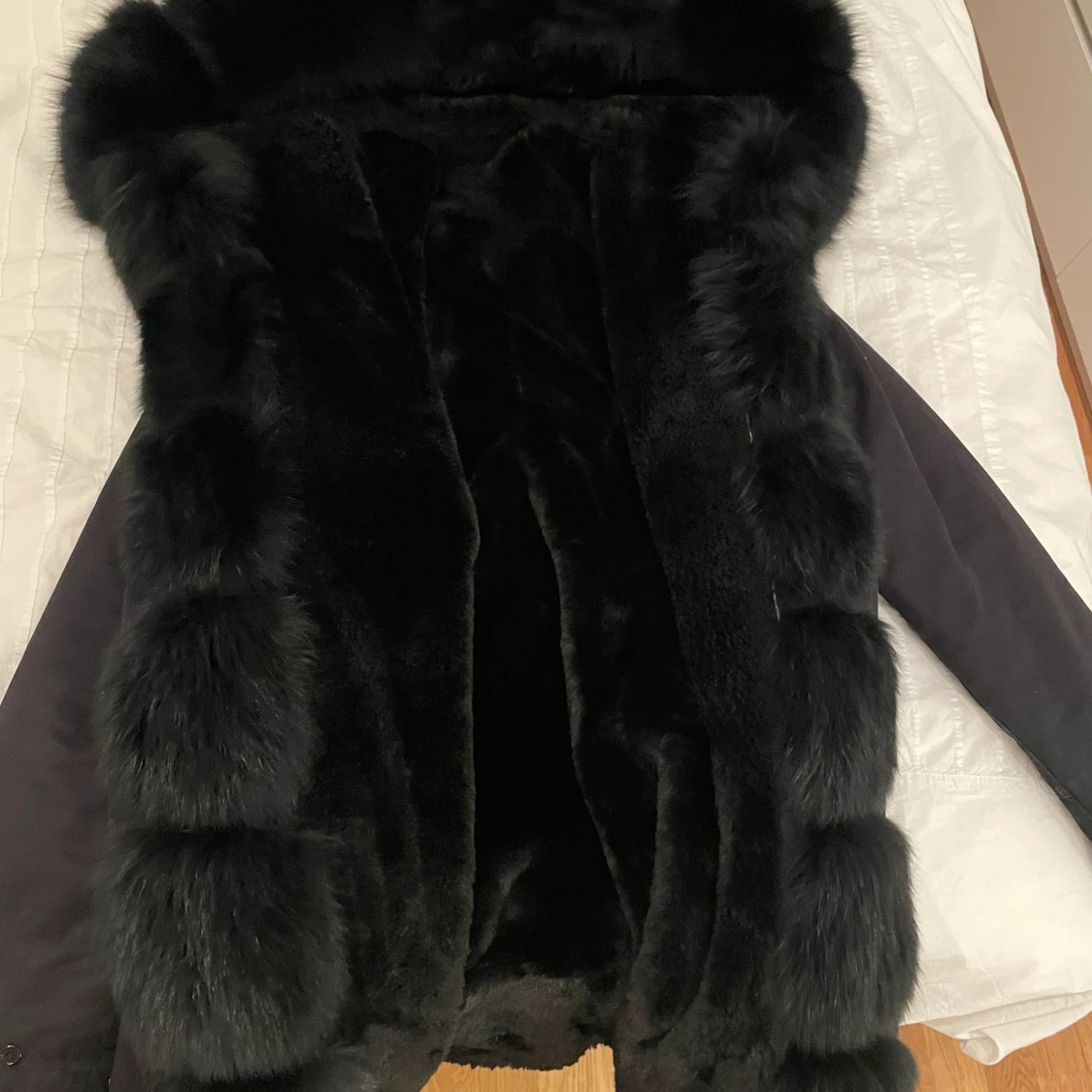 Pälsjacka svart - 90