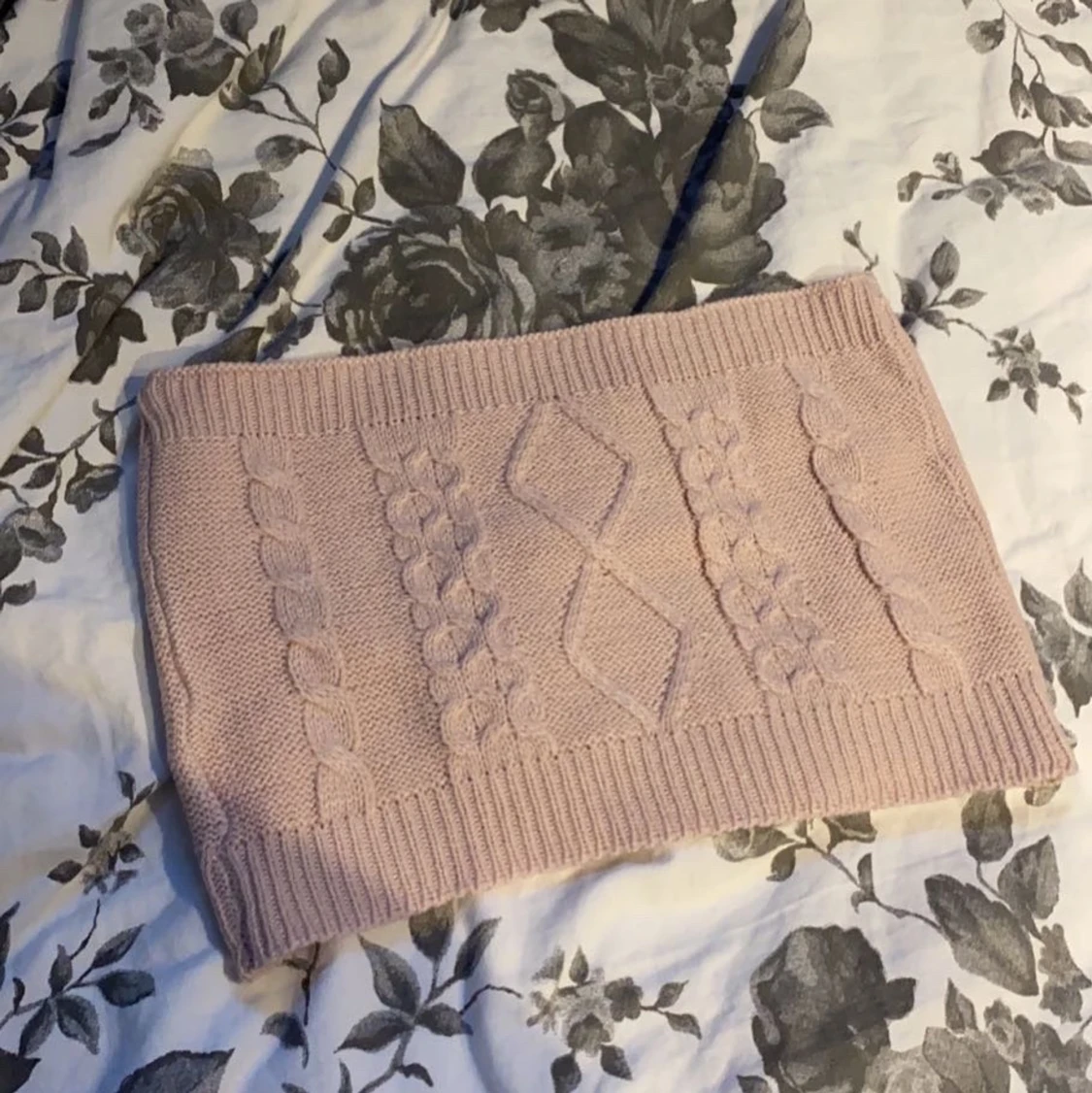 stickad bandå topp - 91