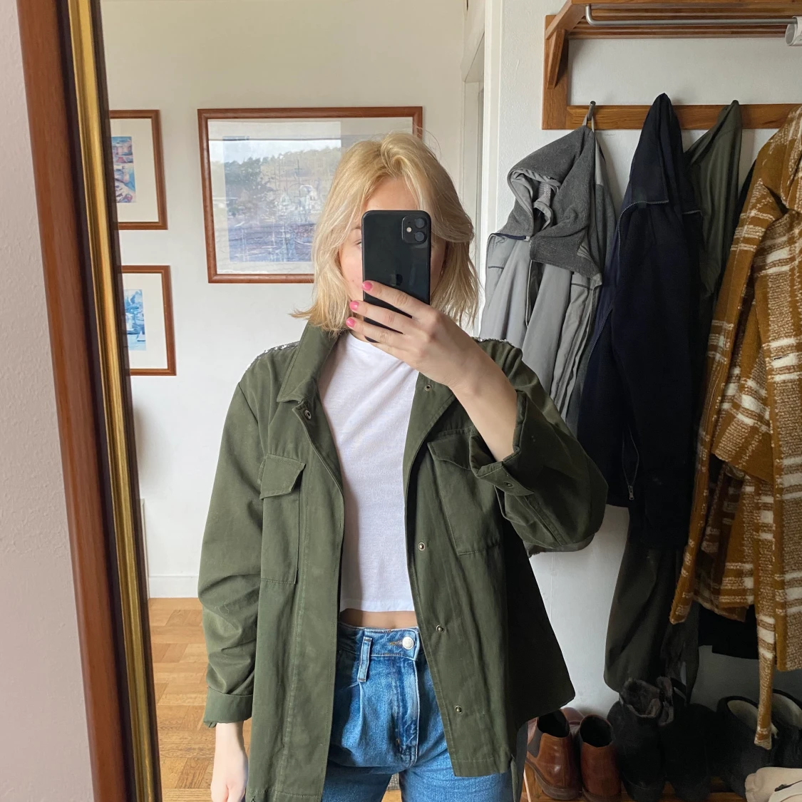 Jacka med cool rygg - GRATIS FRAKT