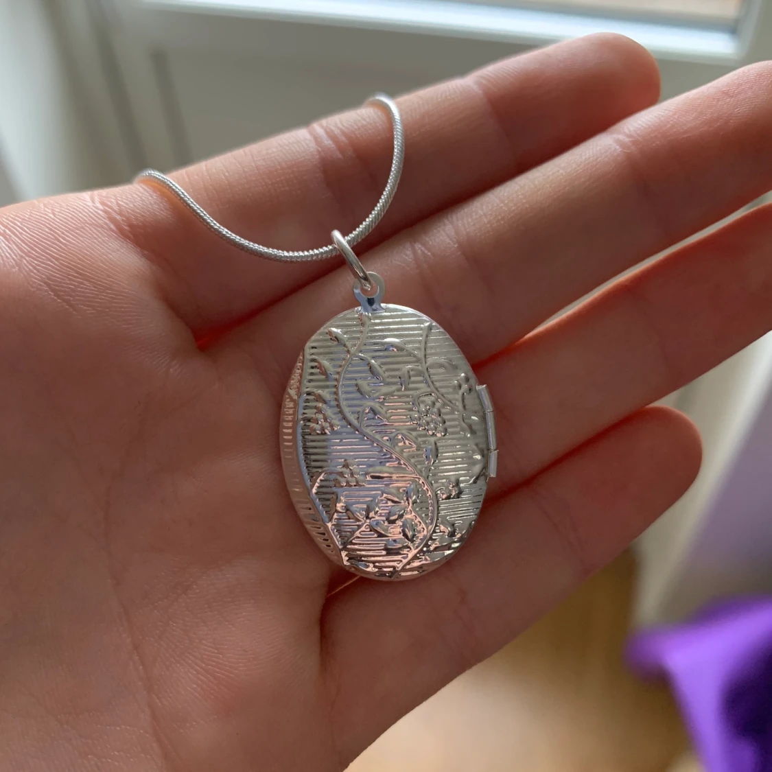 silver medaljong  - 91