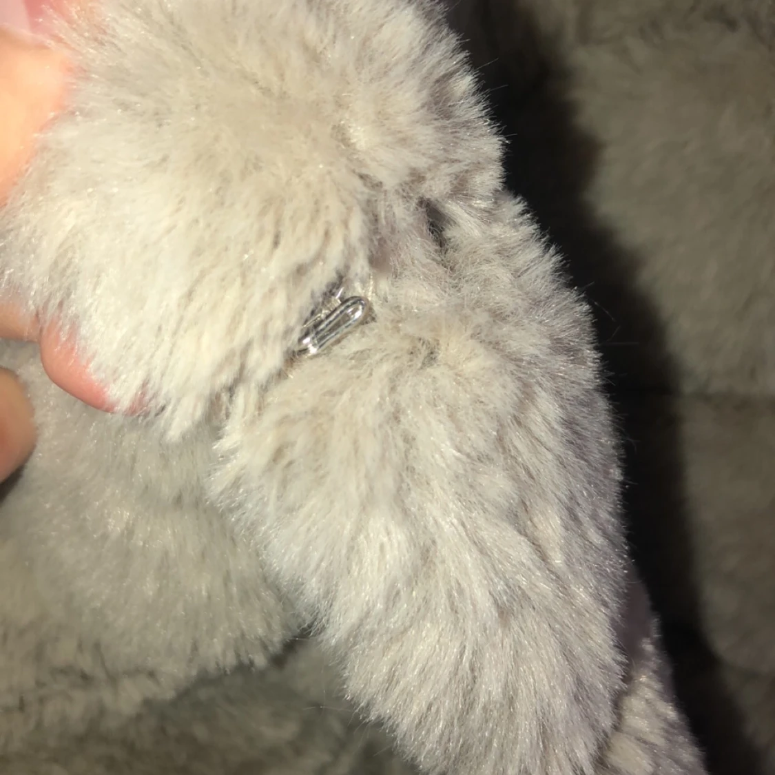 Jätte mjuk kortärmad päls väst  - 91