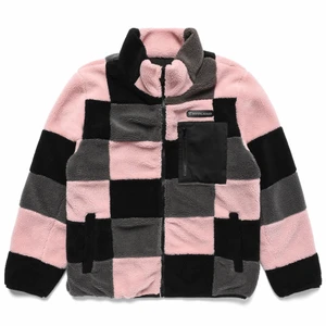 Patchwork sherpa - Jacka från hypland! Världens mysigaste. Använd men fint skick! Köpt för ca. $160! 