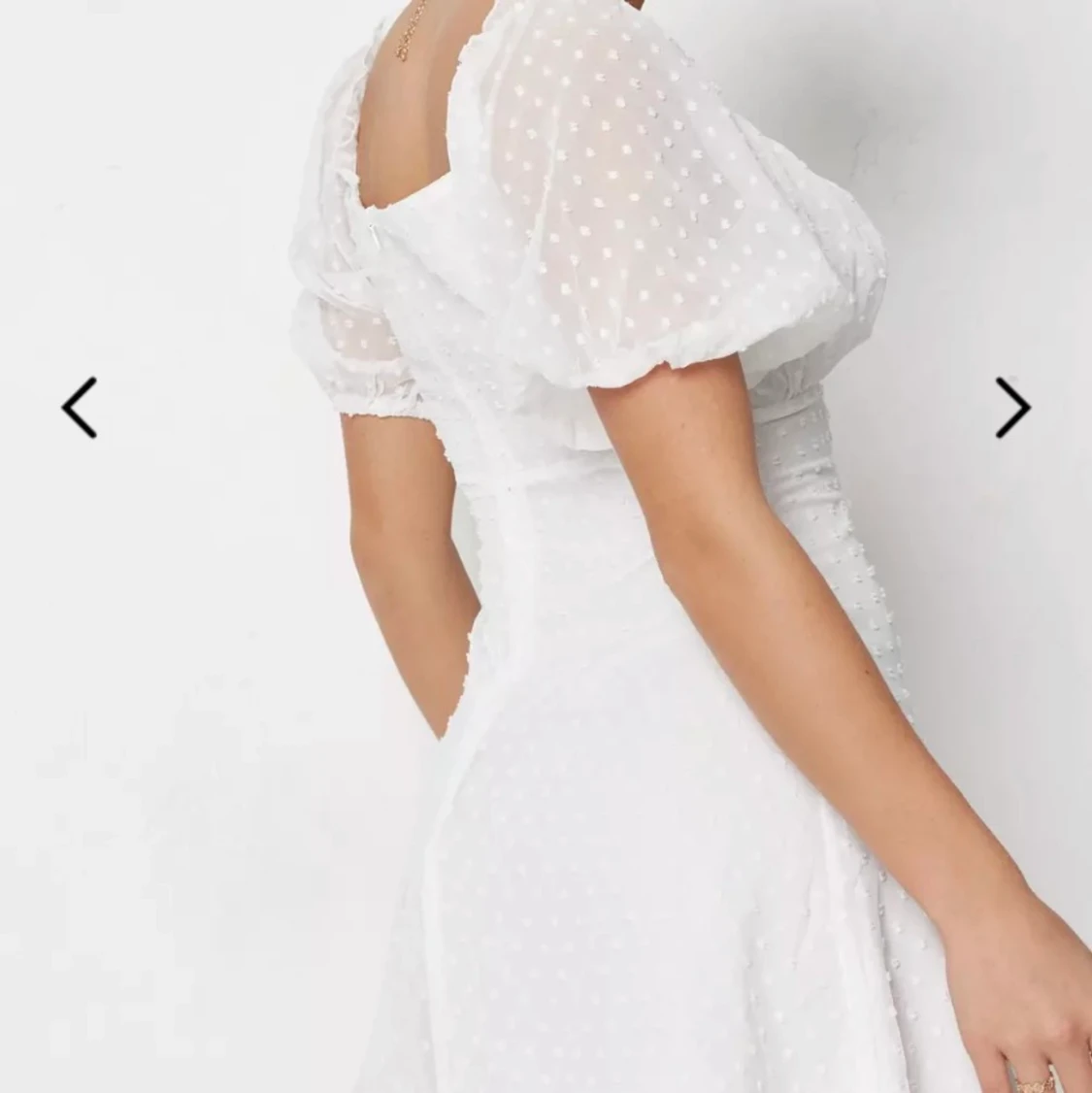 Vit klänning 36 - 90