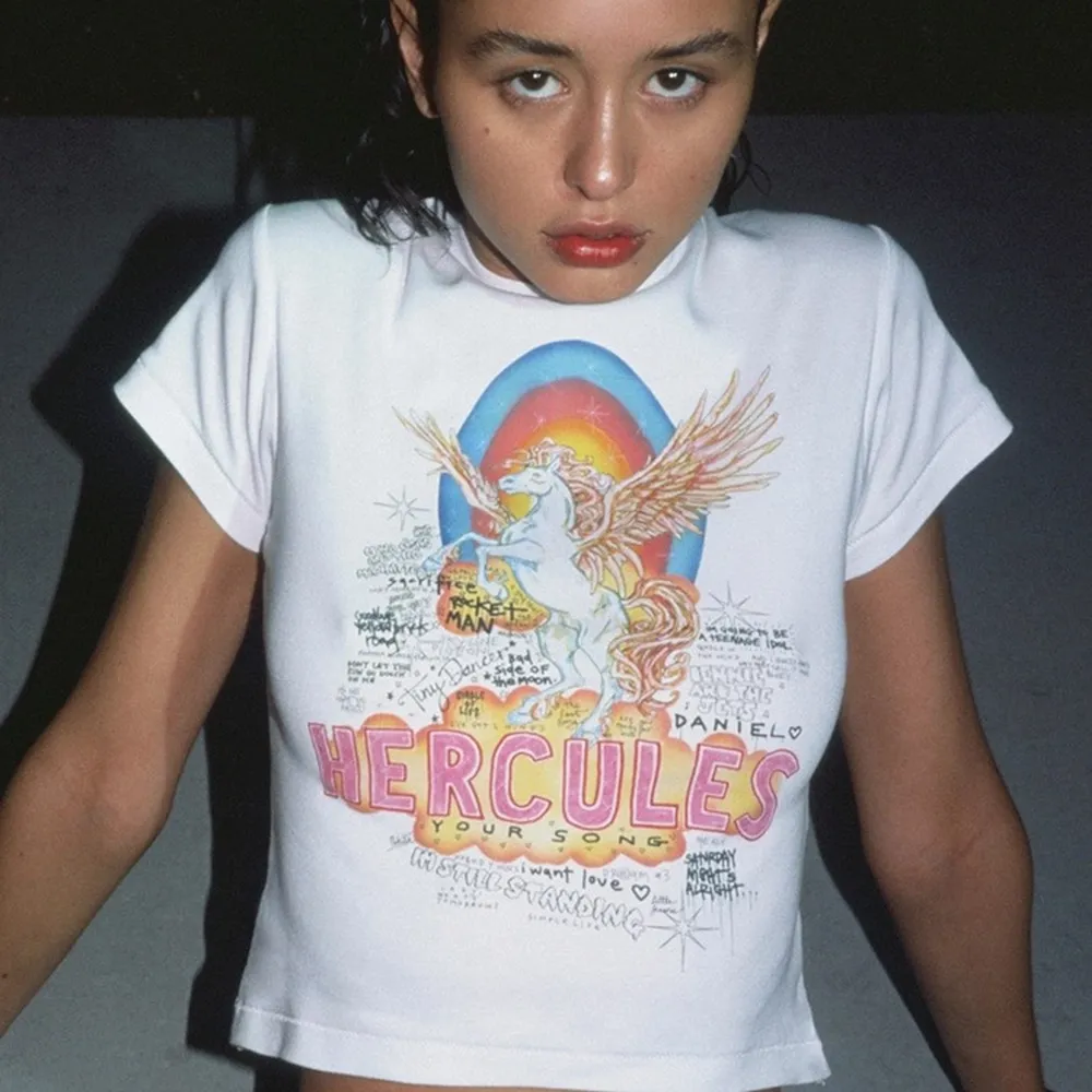 Realisation par x Elton John t shirt ”the Hercules baby tee”, Max använd 5 ggr, strl xs. T-paidat.