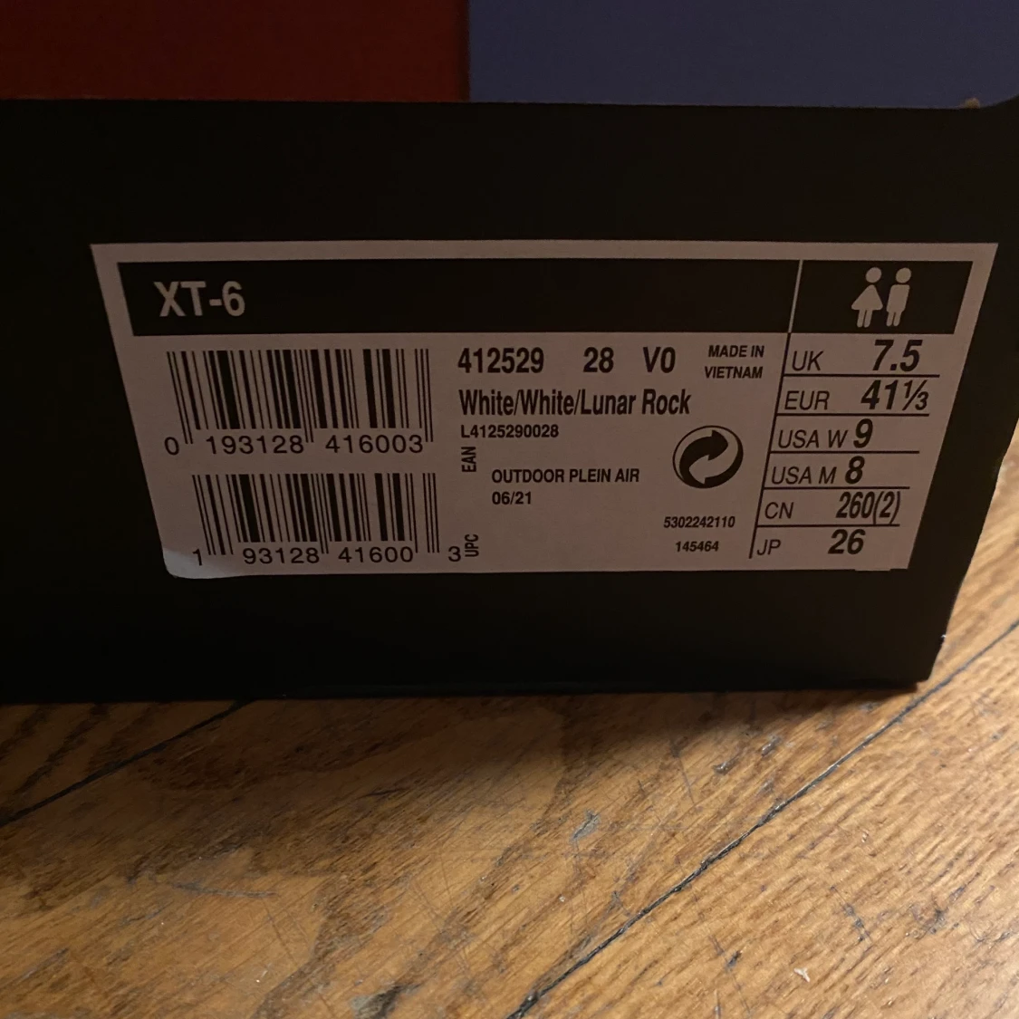 Vita Salomon skor - 91