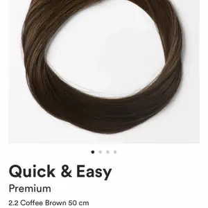 Tejp hår från Rapunzel, 50 cm långt. Använt endast 2 ggr (i en omsättning) värt ca 8000. Bud från 3,500:-