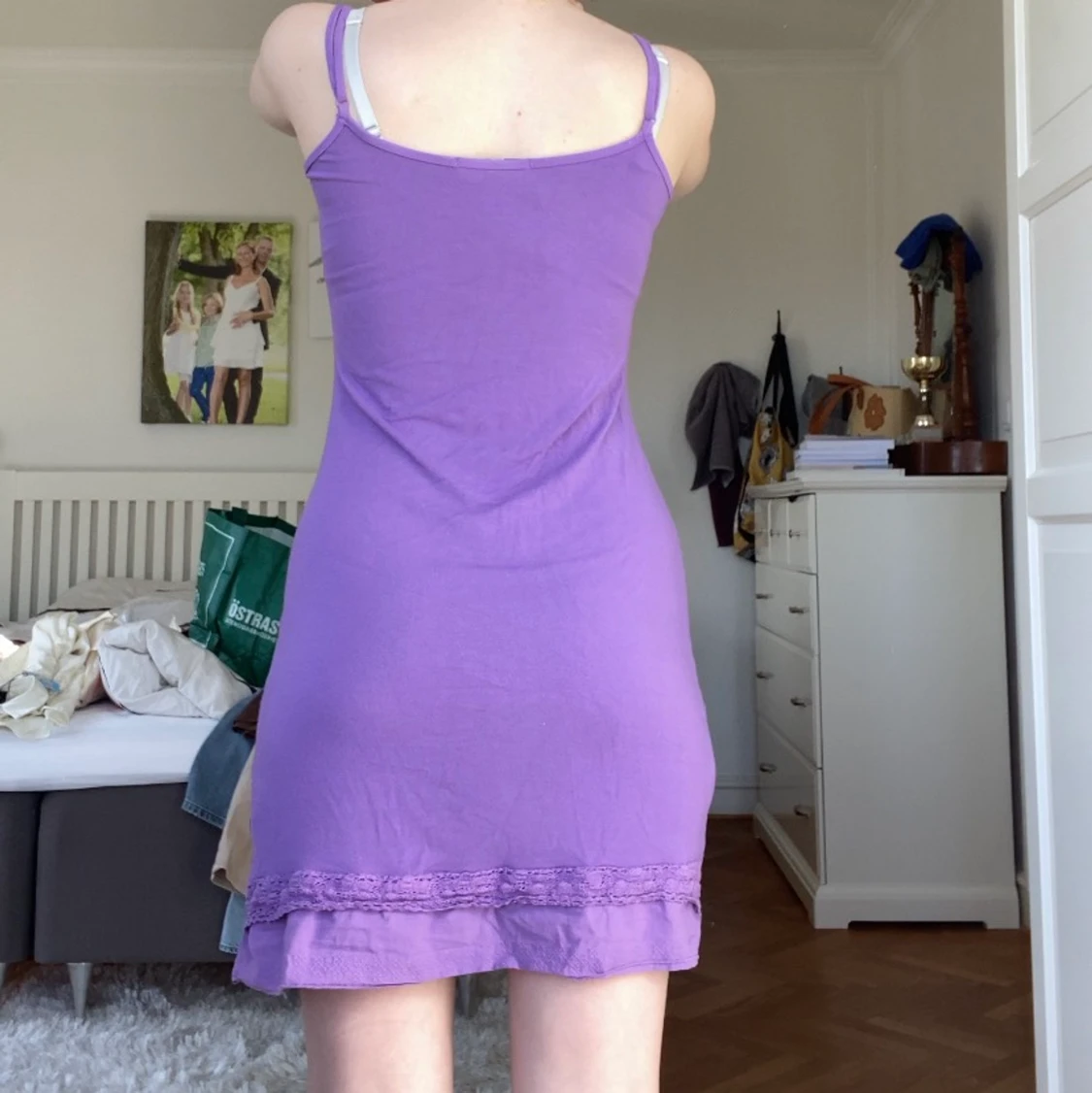 Lila sommarklänning - 90