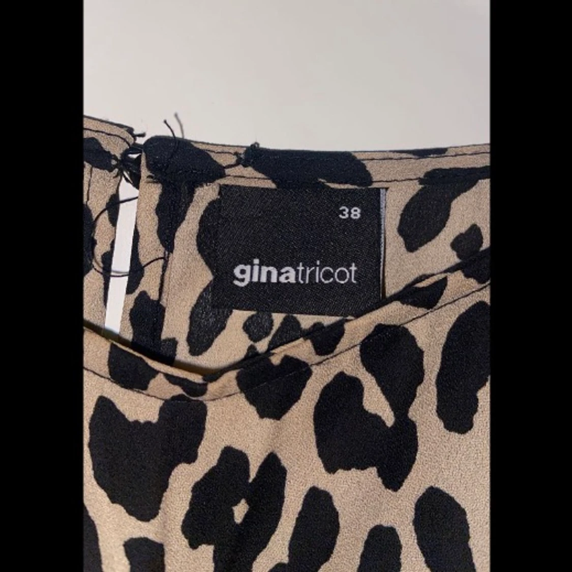 Leopard klänning  - 90