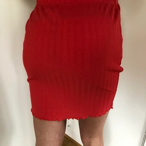 Röd kjol från Linn Ahlborg x Rebecca Stella - Aldrig använd. Strl S. 