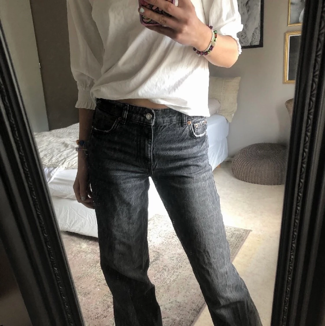 Låg/ mod waisted Zara jeans!
