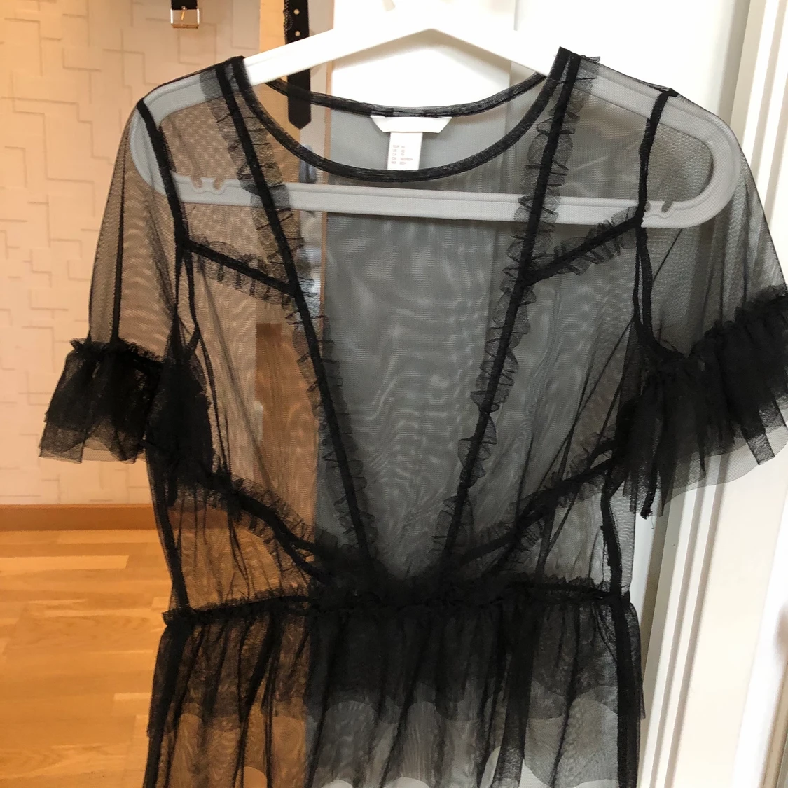 Svart genomskinlig topp från H&M - 89