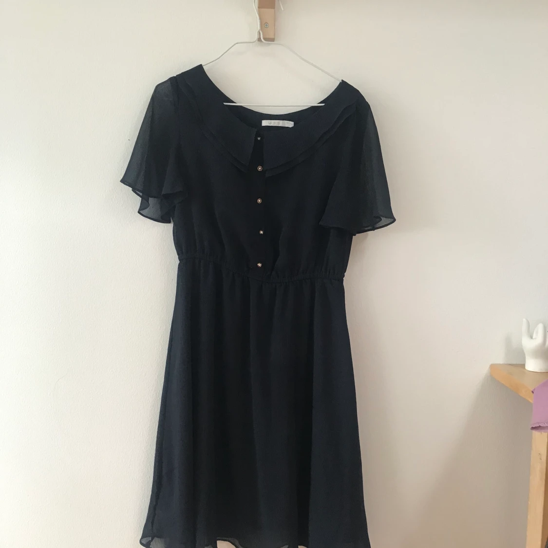 BLÅ KLÄNNING KOREANSK STIL