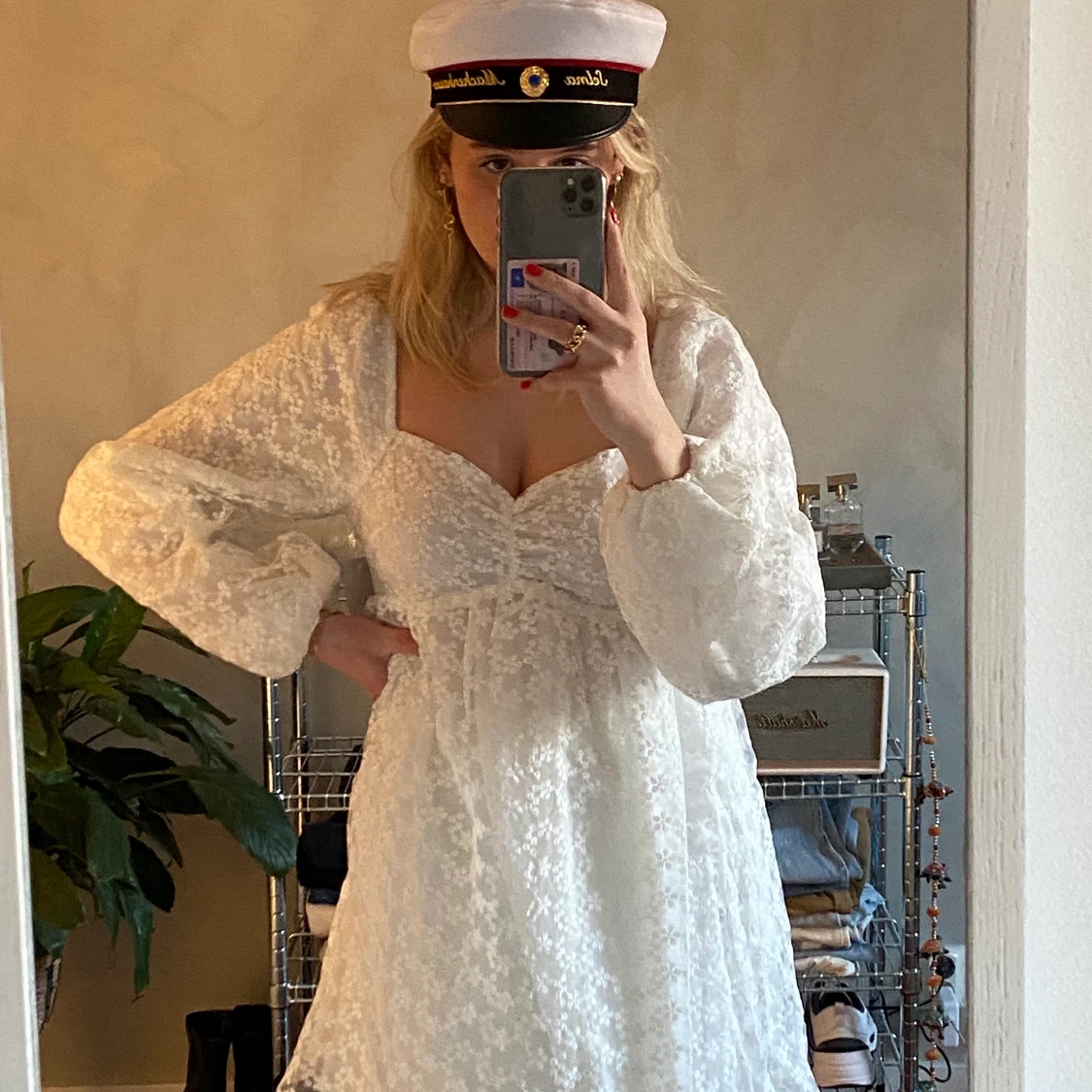 Vit klänning - 90