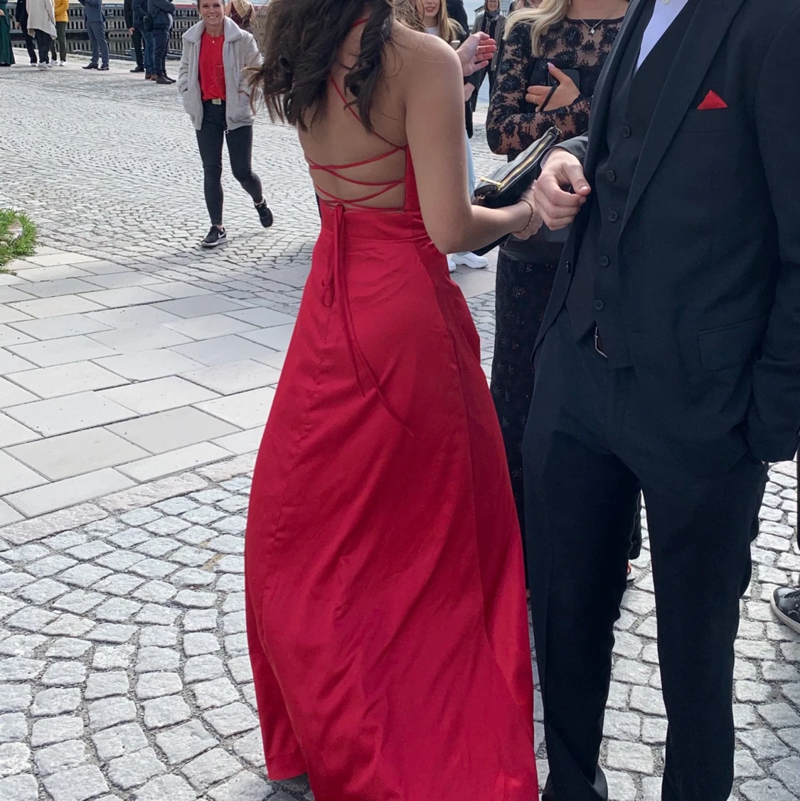 Röd balklänning  - 91