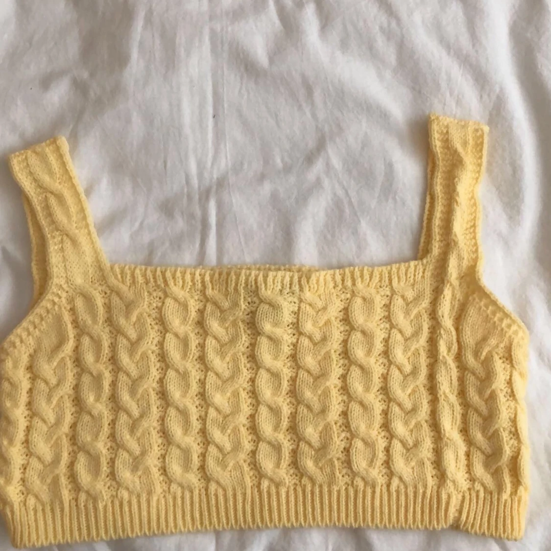 Stickad topp - 90