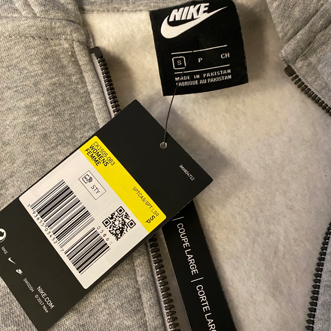 Nike Hoodie grå  - 90