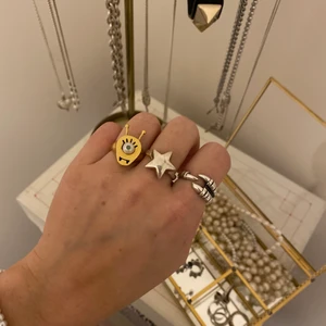 Ring - Stjärnring i 925 silver, så fin, storlek 18/19 skulle jag uppskatta den till!