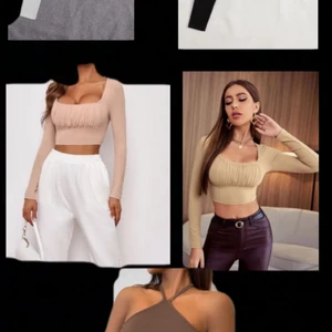 Snygga kläder som inte används🌸 - Jag säljer dessa 5 plagg som är i ny skick🌸 Dom är super fina och ser verkligen ut som på bilden🌸 vill ni ha mer bilder på dom så kan ni skriva privat😇 Ni får alla plagg för ett väldigt bra pris💕 Köparen står för frakt😇 den rosa toppen är i storlek M men passar mer S. Har även en till i Svart om man vill ha den😊